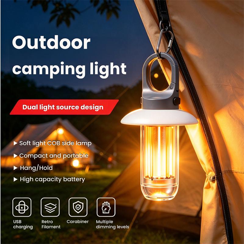 Outdoor Lighting Waterproof - Oplaadbare LED-zaklamp met 5 standen, superhelder,