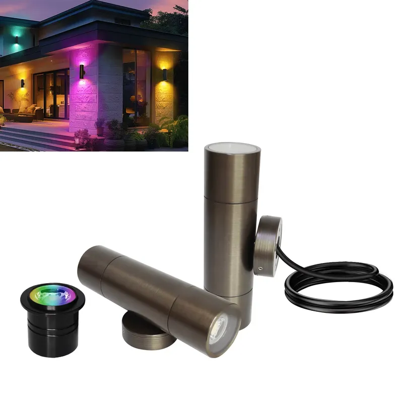 Outdoor Lighting Ip65 - Duurzame messing buiten LED wandlamp IP65