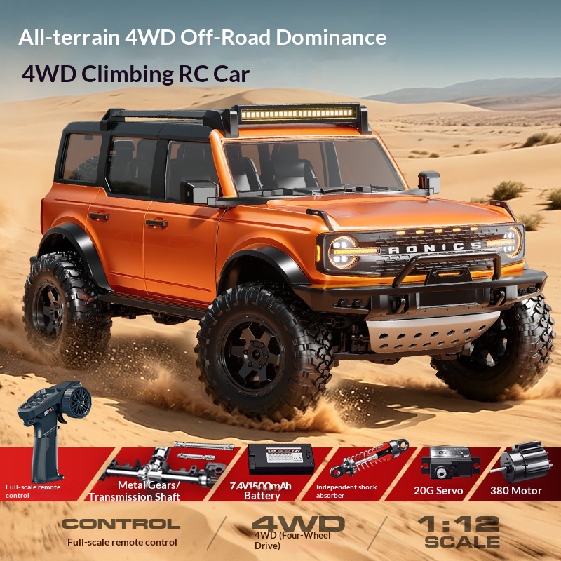 Outdoor Lighting Track - Hongxing R22 RC afstandsbestuurde auto 4WD