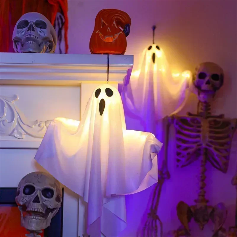 Outdoor Lighting Effects - 2025 Halloween LED-nachtlampje Ghost Party Home