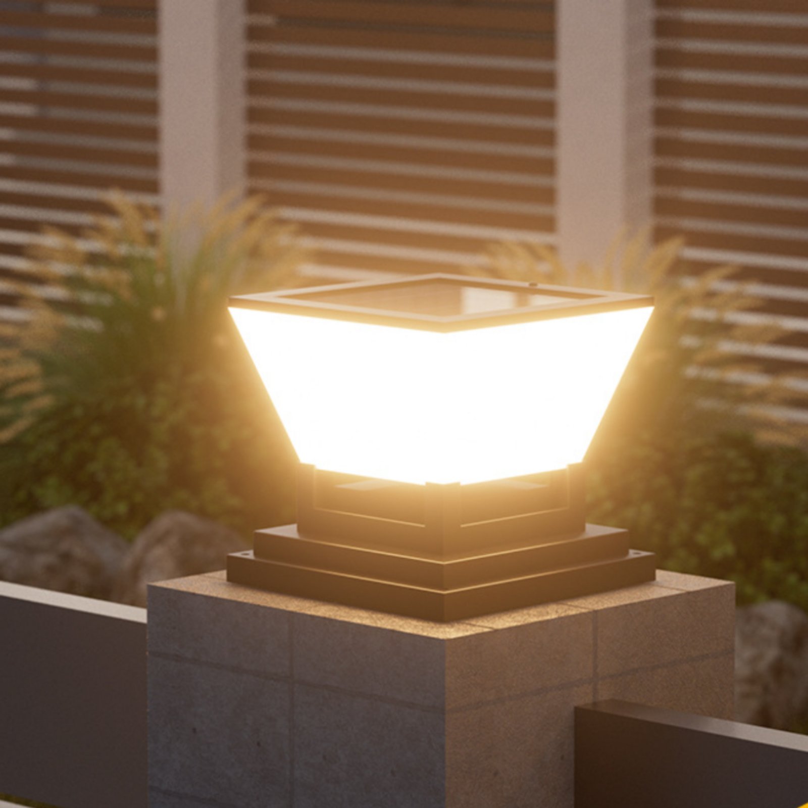 Outdoor Lighting Ip65 - Solar Post Light Waterbestendig Solar Fence