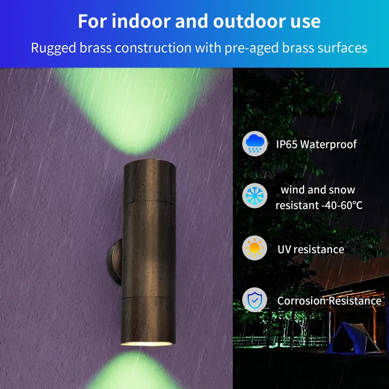 Duurzame messing buiten LED wa - Outdoor Lighting Ip65 recensie en prijs