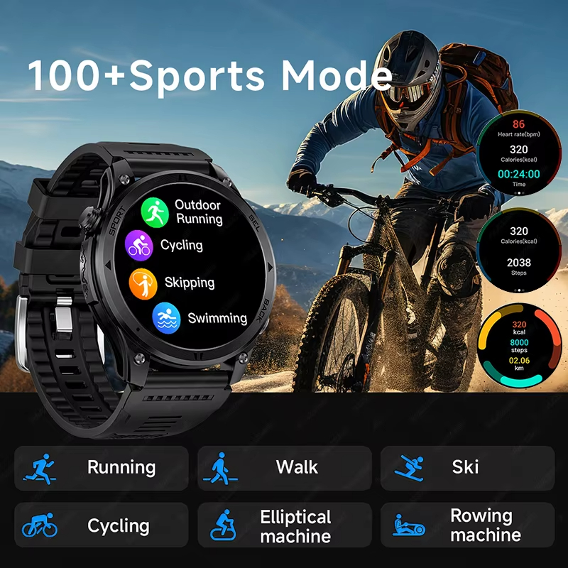 Hotseller Militaire Smartwatch - Outdoor Lighting Track recensie en prijs