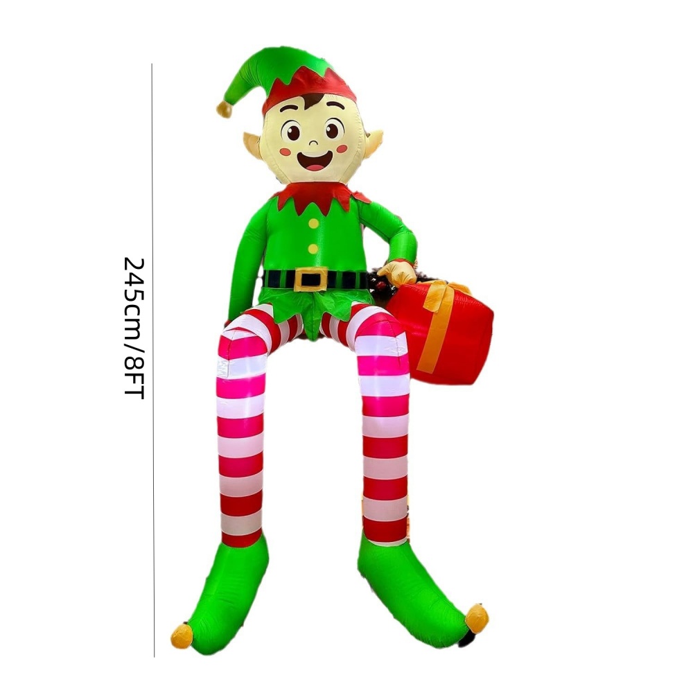 8FT Kerst Opblaasbaar Zitten E - Outdoor Lighting Effects recensie en prijs