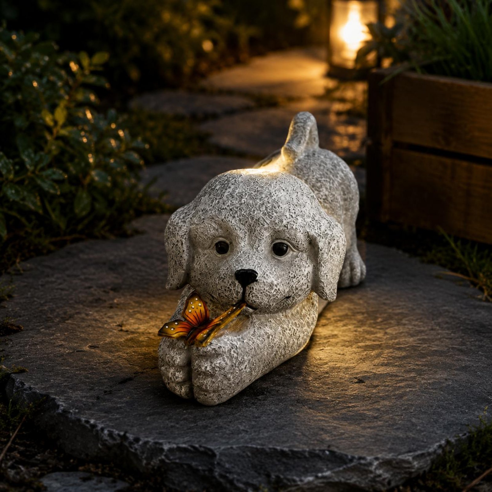 Solar Dog Statue Resin Craft S - Outdoor Lighting Ip65 recensie en prijs